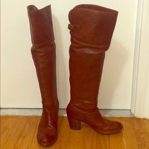 Frye over the knee boots